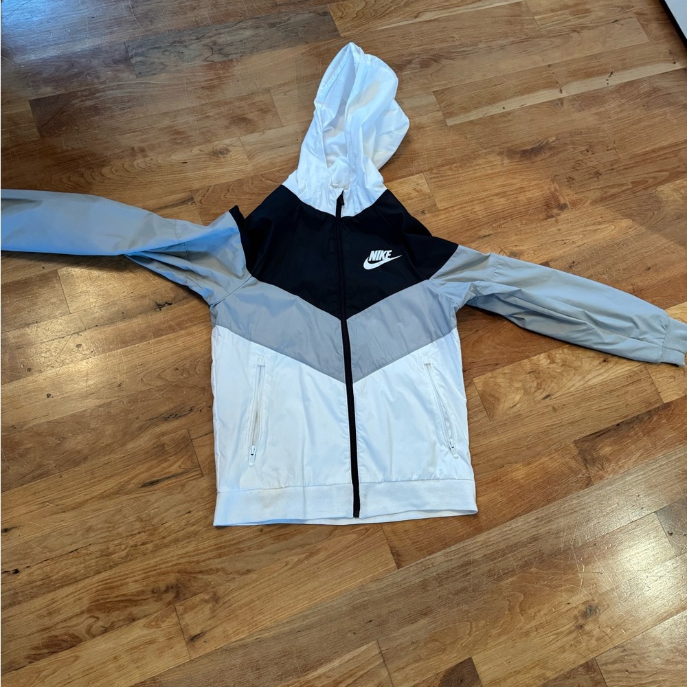 Nike Black and White Mesh/Windbreaker Jacket